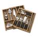 Bamboo Flatware Tray